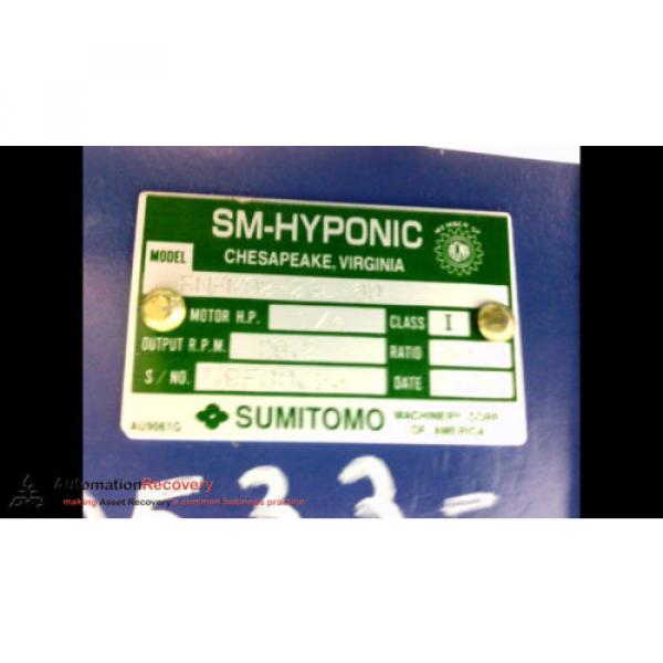 SUMITOMO RNFM02-23L-60, MOTOR 4P, 480V, 1/4 HP, Origin #193150 #4 image