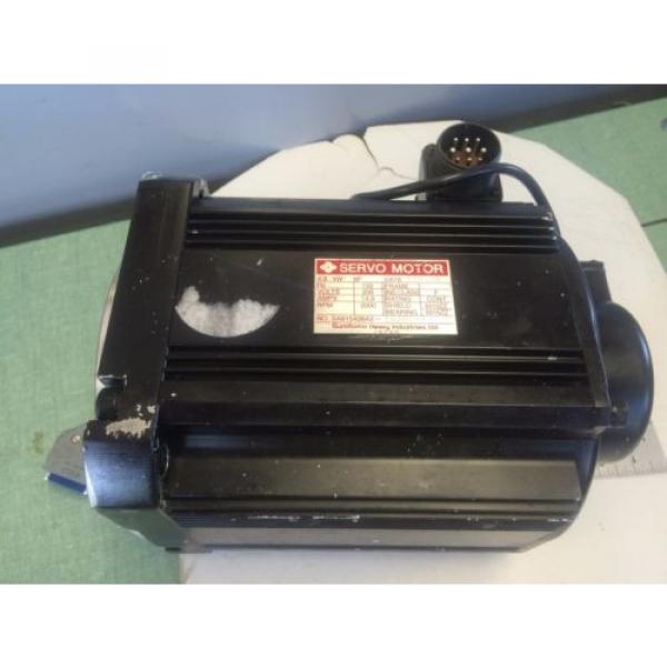 USED SUMITOMO SA615438A2 1530043  SERVO MOTOR,48 KW,8P,200 VOLTS, RPM: 2000 ,AO #1 image