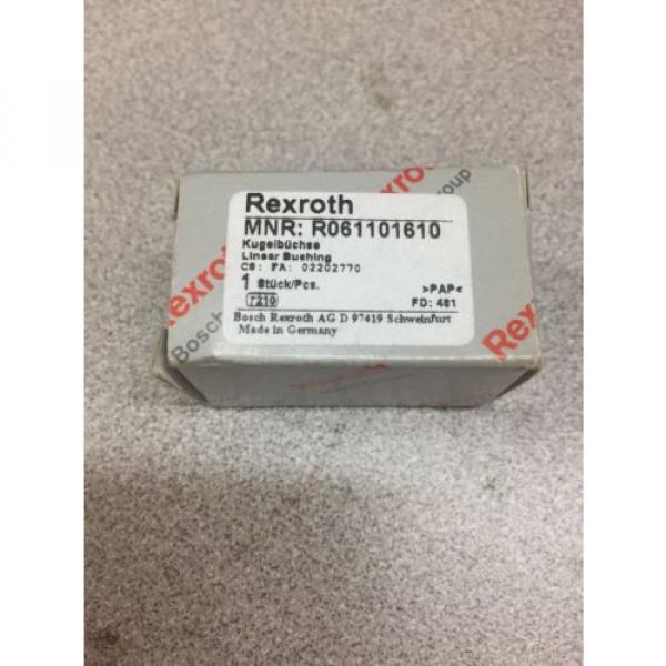 Origin IN BOX REXROTH BOSCH LINEAR BUSHING R061101610 #1 image