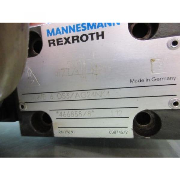 REXROTH SOLENOID VALVE 4WE 6 D53/AG24NK4 4WE6D53/AG24NK4 #2 image