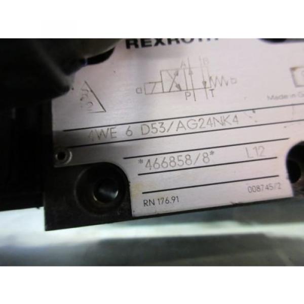 REXROTH SOLENOID VALVE 4WE 6 D53/AG24NK4 4WE6D53/AG24NK4 #3 image