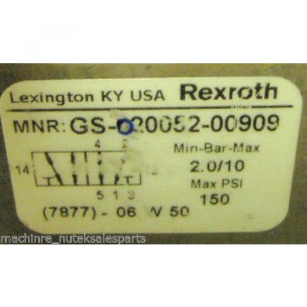 Rexroth Pneumatic Solenoid Valve GS-020052-00909 _ GS02005200909 #1 image