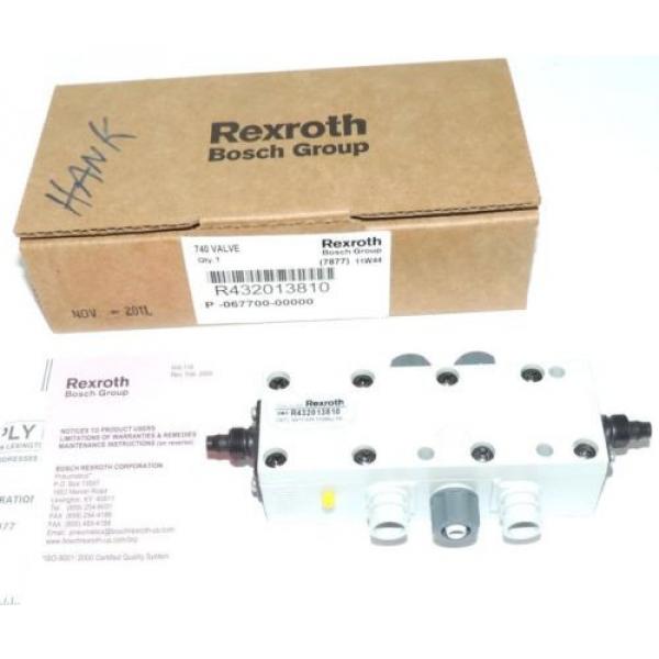 NIB REXROTH BOSCH R432013810 740 VALVE 150 MAX PSI #2 image