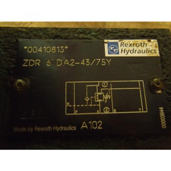 Rexroth Directional Valve ZDR 6 DA2-43/75Y _ ZDR6DA2-43/75Y _ A102 _ A1O2 #3 image