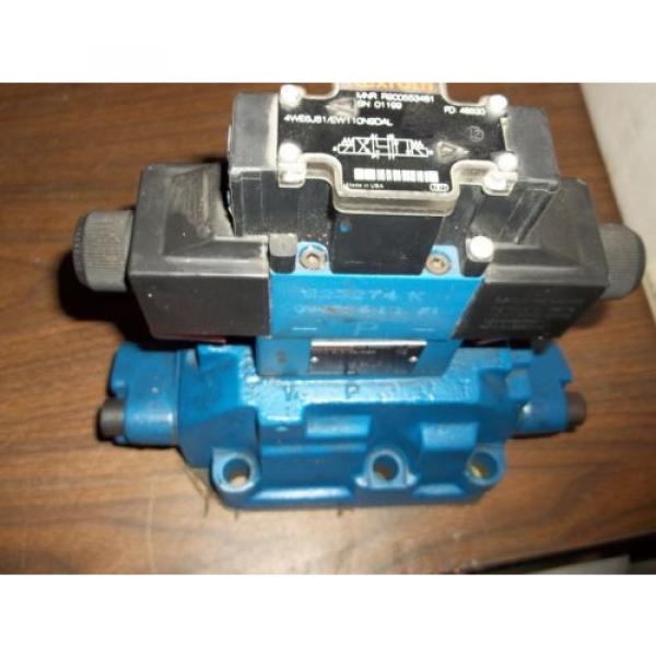 REXROTH 4WEH22J76/6EW110NEDAL 4WE6J61/EW110N9DAL DIRECTIONAL VALVE LL2 #1 image