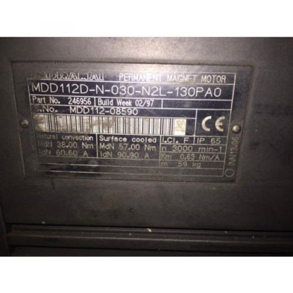 Rexroth MDD112D-N-030-N2L-130PA0 Servo Motor, Permanent Magnet Motor #2 image