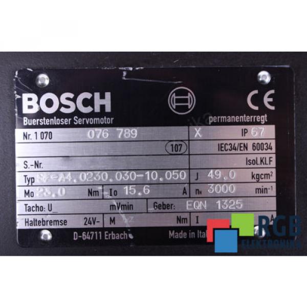 SERVOMOTOR SF-A40230030-10050 156A 3000MIN-1 BOSCH REXROTH ID35539 #7 image