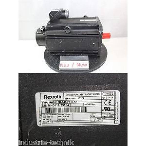 REXROTH MHD112B-048-PG0-AN SERVOMOTOR SERVO MOTOR #1 image