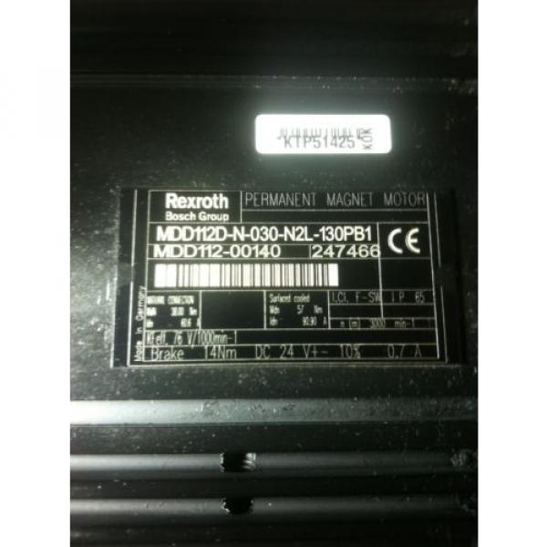 REXROTH MDD112D-N-030-N2L-130PB1 SERVO MOTOR  Origin IN BOX #3 image