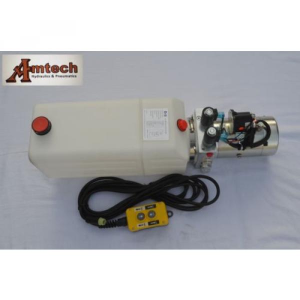 4206 Dump Trailer Hydraulic Power Unit,12V Double Acting,6L Ploy Tank, OEM quali #1 image