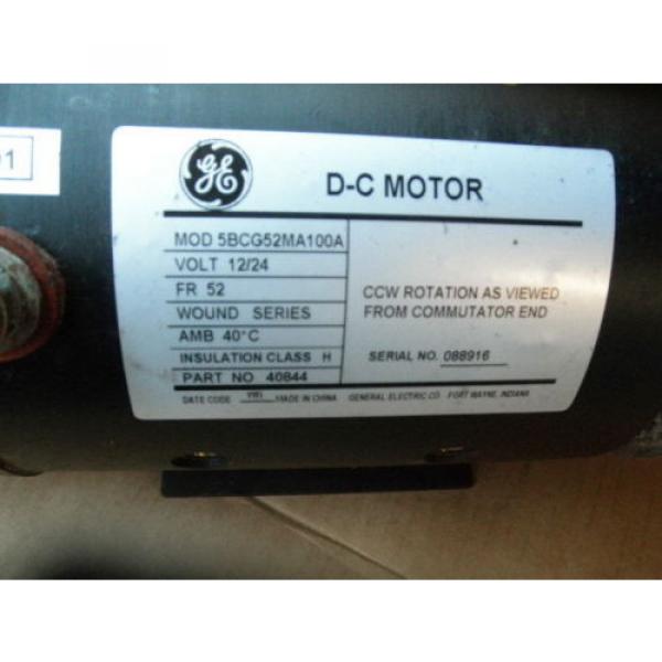 CROWN LIFT GE DC MOTOR HYDRAULIC PUMP BOSCH REXROTH 5BCG52MA100A 9510290001 NEW #2 image