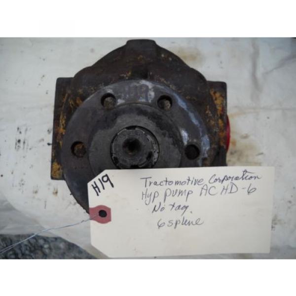 ALLIS CHALMERS HD5 HD6 HYDRAULIC PUMP TRACTOMOTIVE CORP #4 image