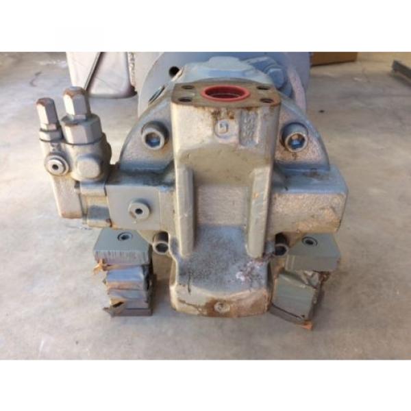 Rexroth Hydraulic Pump MDL AA10VS071 w Reliance 40 HP Motor DUTY MASTER 3 PH #4 image