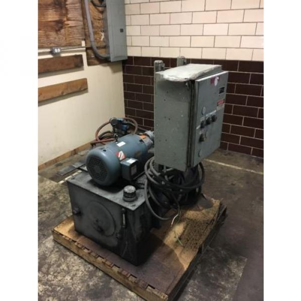 Hydraulic Tank Assembly W/ Baldor Motor amp; Eaton Pump 7-1/2 Hp 3 Phase #2 image