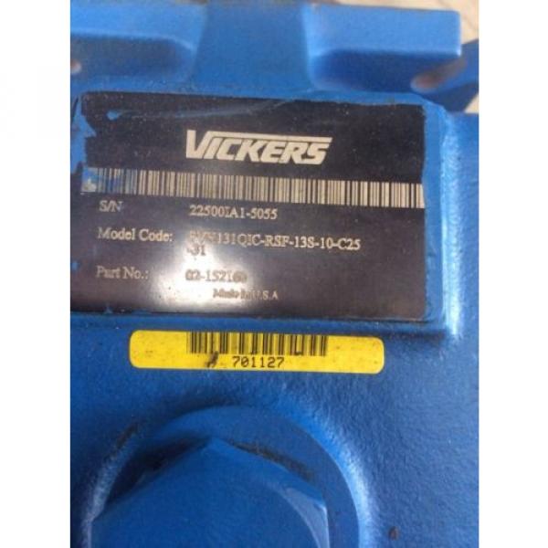 VICKERS PVH131QIC-RSF-13S-10-C25 HYDRAULIC PUMP 02-152160 #2 image