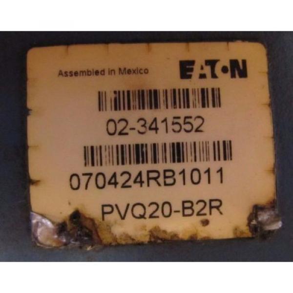 EATON 02-341552 070424RB1011 PVQ20-B2R 7/8#034; APPROXIMATE SHAFT HYDRAULIC PUMP #2 image