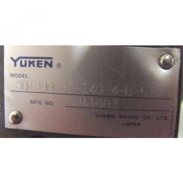 YUKEN A2280-FREH140EH140-5047 SB1099-02-140-4-B-6105 HYDRAULIC PISTON PUMP #3 image