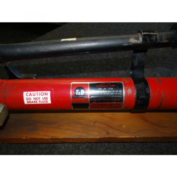 T&amp;B Greenlee Hydraulic Hand / Foot Pump 13586, 9800 PSI #3 image