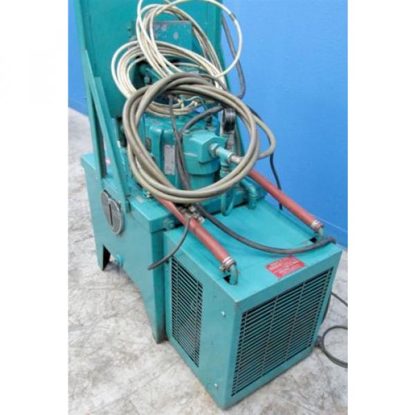 TRUE TRACE HYDRAULIC POWER SUPPLY 1.5 HP PUMP w/ 24 GALLON TANK &amp; COOLER #2 image