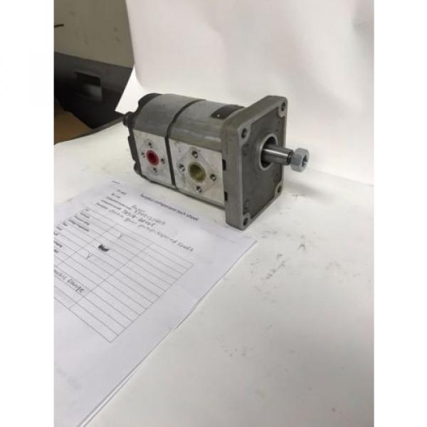 Parker hydraulic double gear pump 3349121405 #3 image