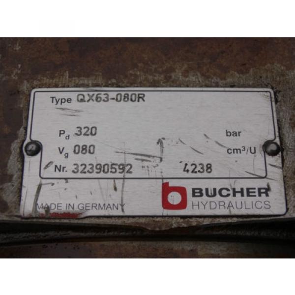 Bucher QX63-080R hydraulic pump OLD STOCK innenzahnradpumpe  /    Invoice #3 image