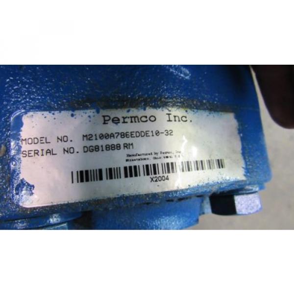 NEW PERMCO INC M2100A786EDDE10-32 HYDRAULIC PUMP MOTOR 2000PSI 1&#034; PORT #2 image