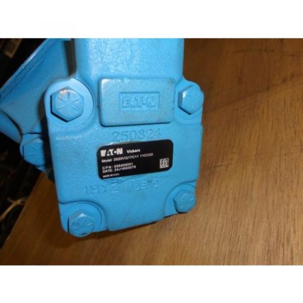 VICKERS 2520VQ17C11 11CC20; EATON 576253-3 HYD. PUMP; 23 GPM #3 image