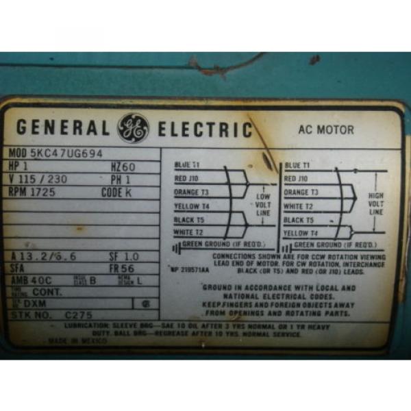 1hp 300psi Knox/norton hydraulic power supply VICKERS V101P5P1020 GE 5KC47UG694 #5 image