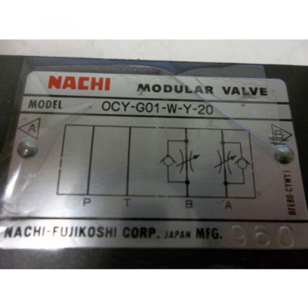 Origin NACHI OCY-G01-W-Y-20 MODULAR VALVE OCYG01WY20 #2 image