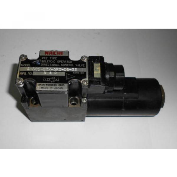 Nachi Wet Type Hydraulic Solenoid Valve, S-G01-B3X-GRZ-D2-32, Used, WARRANTY #5 image