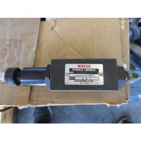 NACHI 0G-G01-PC-K-5581A HYDRAULIC MANIFOLD OG-G01-PC-K-5581A MAZAK VQC CNC #1 image