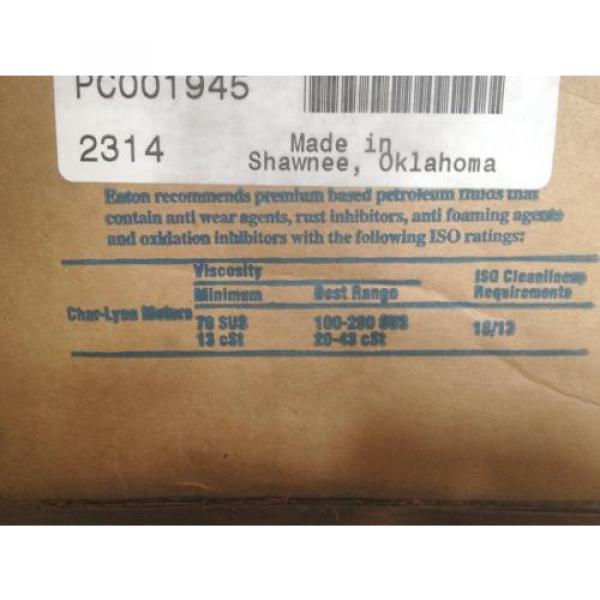 Eaton Char-Lynn 6000 Series Hydraulic Pump Motor 112-1158-006 Origin amp; FREE SHIP #3 image