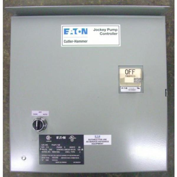 Eaton Cutler Hammer Jockey Pump Controller FDJP 75 B 60Hz 115v 75hp 1ph 60Hz #1 image