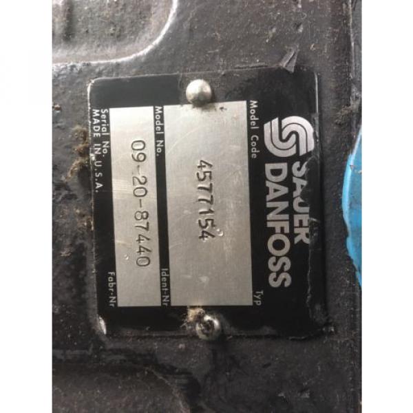 Sauer Danfoss Pump 4577154   09-20-87440 #4 image